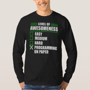 Camiseta Programación De Programadores En Ciencias De Compu