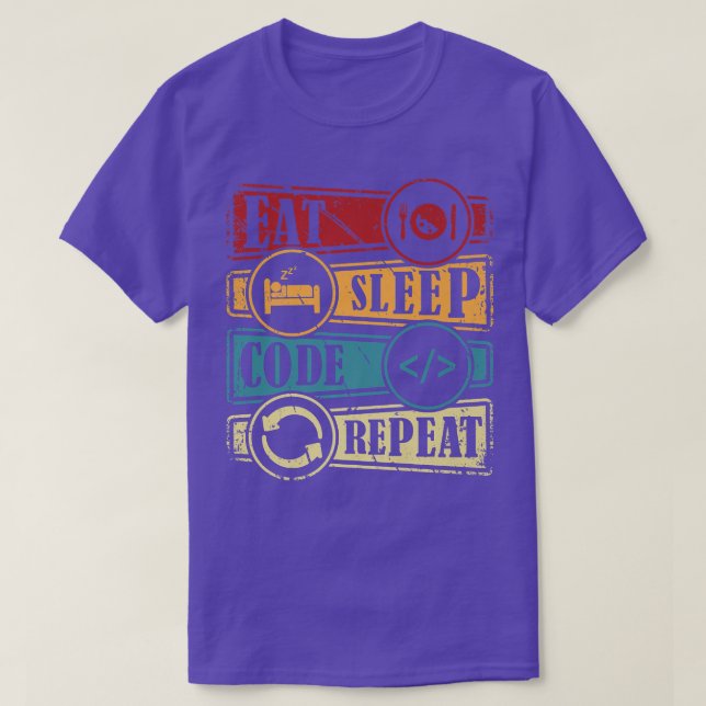 Camiseta Programación del programador de informática Código (Diseño del anverso)