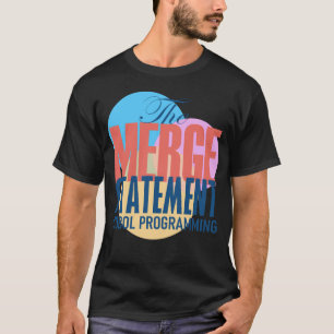 Camiseta Programación en Cobol con instrucciones de combina