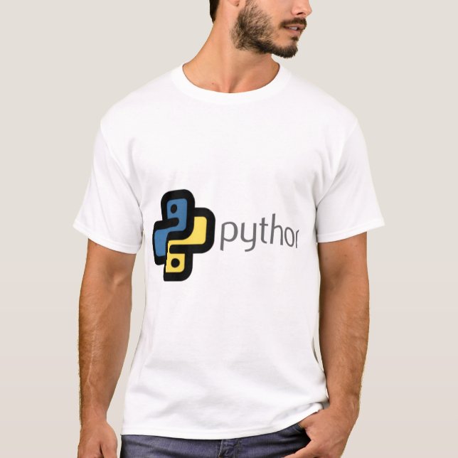 Camiseta Programación en Python (Anverso)
