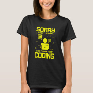 Camiseta Programación Para Pensar En Codificación Sobre Cod
