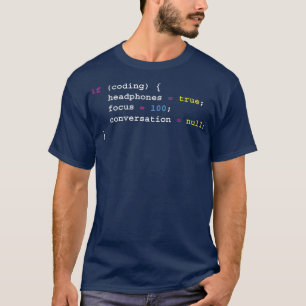 Camiseta Programación Si Codifica La Programación De Auricu