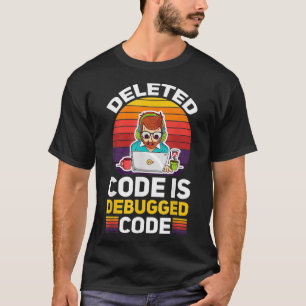 Camiseta Programador Administrativo Linu Binary Debugged