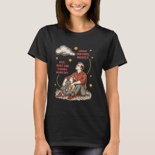 Camiseta Programador Coder Qué Nubes Hicieron Los Servidore