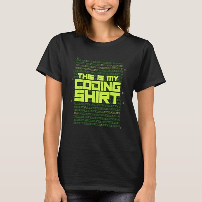 Camiseta Programador Codificador Desarrollador Web Este Es  (Anverso)