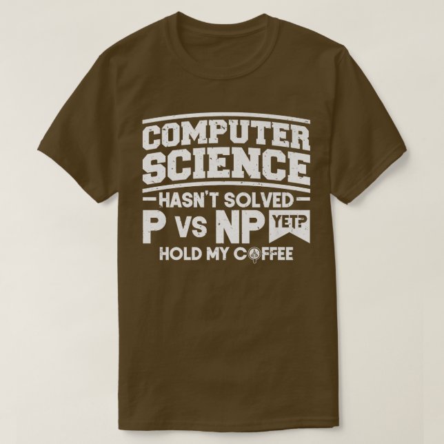 Camiseta Programador Codificando Ciencias de la Computación (Diseño del anverso)