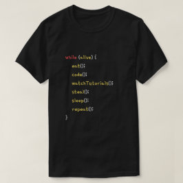 Camiseta Programador Daily Life Funny Coding