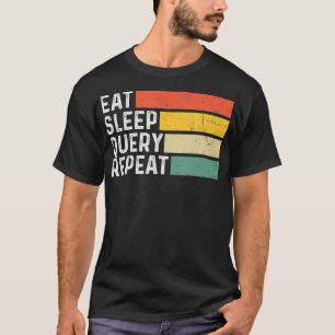 Camiseta Programador de base de datos Codificación de compu