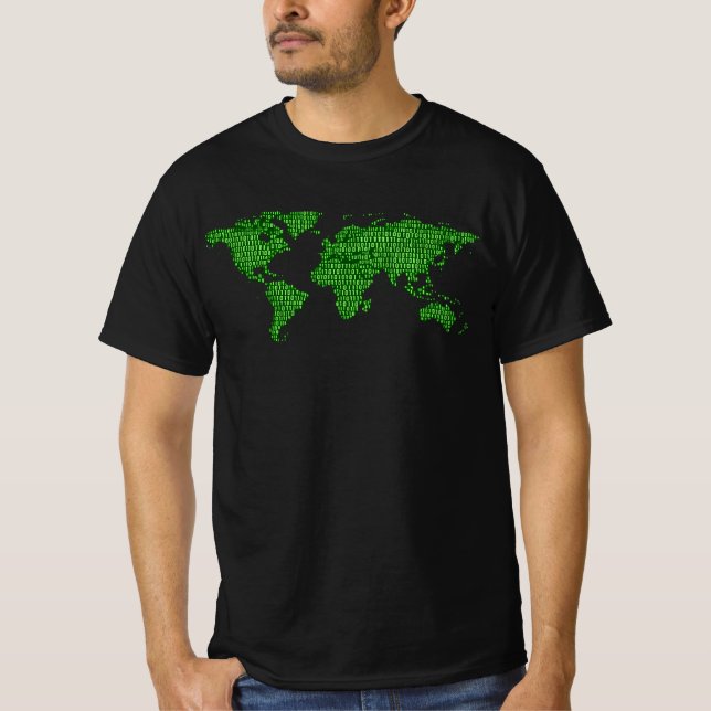 Camiseta Programador de codificación informática del mundo  (Anverso)