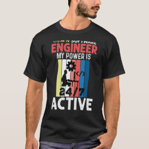 Camiseta Programador de codificador de software Swea