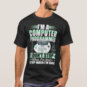 Camiseta Programador De Computadoras No Me Detesto Cuando E