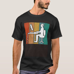 Camiseta Programador de desarrolladores de equipo de videoj