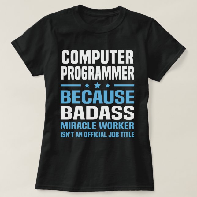 Camiseta Programador de equipos (Diseño del anverso)