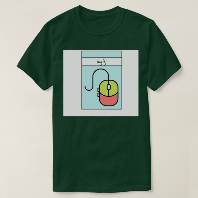 Camiseta Programador de hackers Log4j (Diseño del anverso)