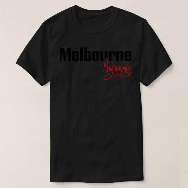 Camiseta Programador de Melbourne (Diseño del anverso)