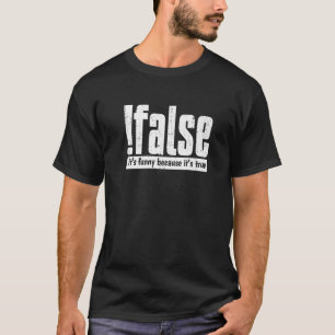 Camiseta Programador de programación falsa