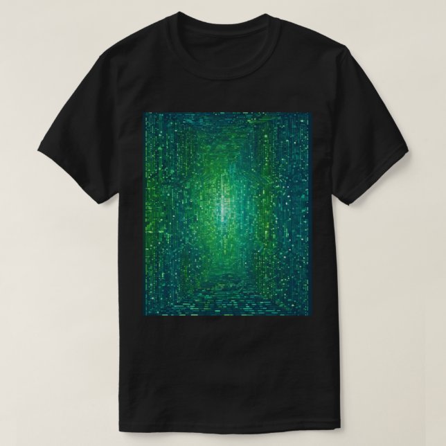 Camiseta Programador de red de código binario Desarrollador (Diseño del anverso)