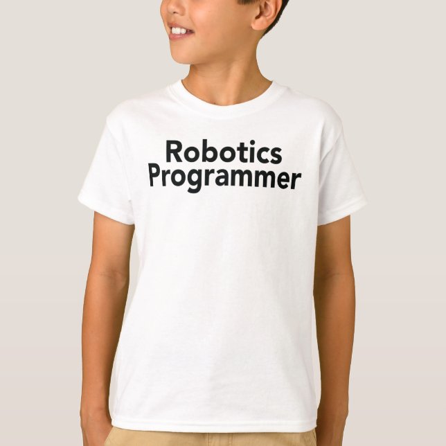 Camiseta Programador de robótica (Anverso)