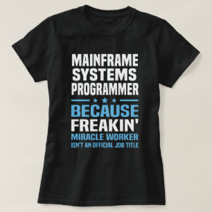 Camiseta Programador de sistemas Mainframe
