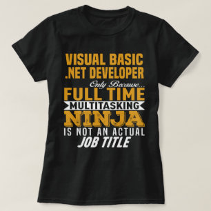 Camiseta Programador de Visual Basic .NET