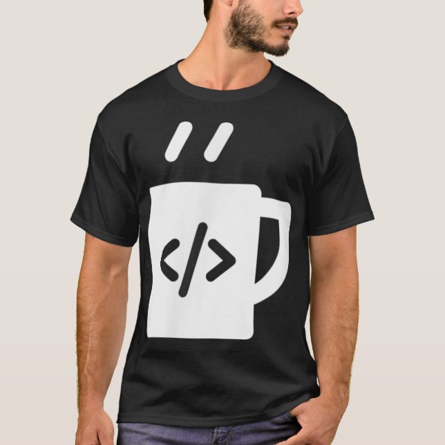 Camiseta Programador desarrollador de café de código JavaSc (Anverso)