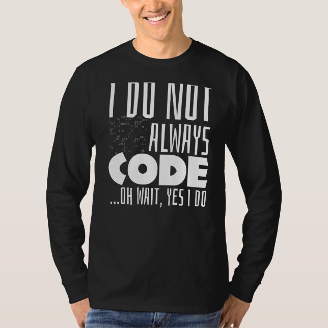 Camiseta Programador Dice Coding Coder Code Chiste Pun (Anverso)