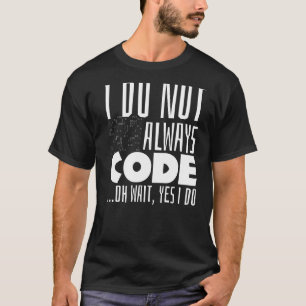 Camiseta Programador Dice Coding Coder Code Chiste Pun