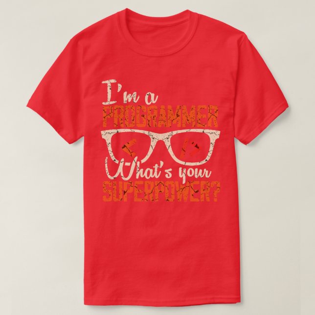 Camiseta Programador divertido 1 (Diseño del anverso)