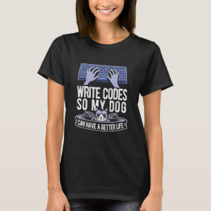 Camiseta Programador Gato Codificando Desarrollador de Sof