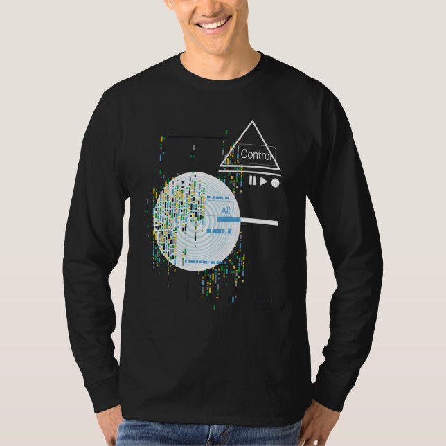 Camiseta Programador Geek De Computadora De Código Binario  (Anverso)