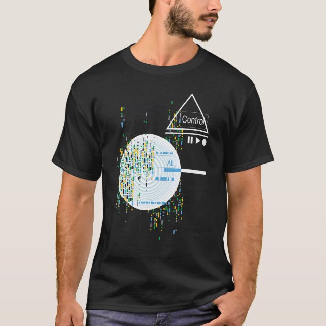 Camiseta Programador Geek De Computadora De Código Binario  (Anverso)