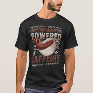 Camiseta Programador Impulsado Por El Programa De Código De