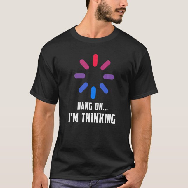 Camiseta Programador Informático Friki Tiempo de Carga (Anverso)