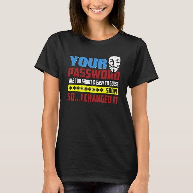 Camiseta Programador informático Nerd Computer Hacking Hack (Anverso)