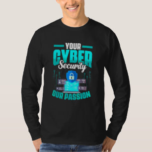 Camiseta Programador Informático Programando Seguridad Cibe