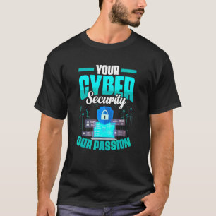 Camiseta Programador Informático Programando Seguridad Cibe