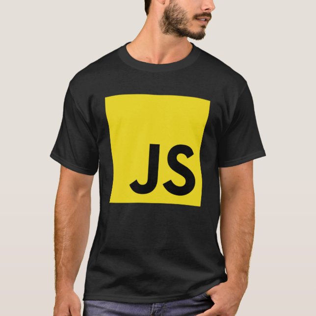 Camiseta Programador JavaScript Desarrolladores de PC JS (Anverso)