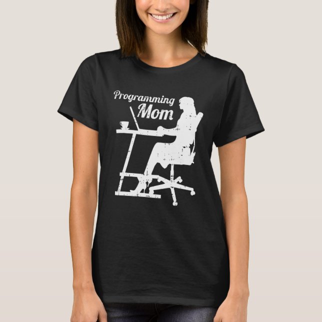 Camiseta Programador Mamá Programación - Software Developer (Anverso)