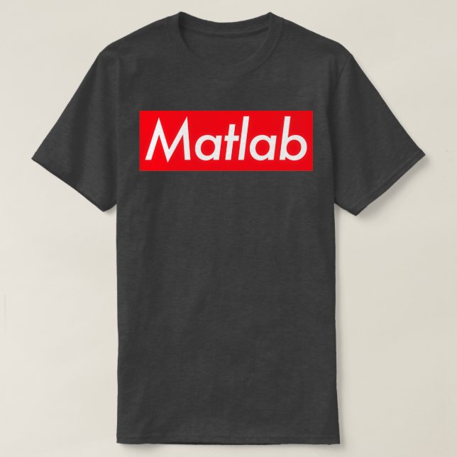 Camiseta Programador Matlab Math Coding (Diseño del anverso)