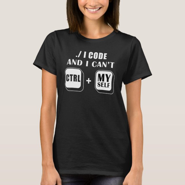 Camiseta Programador Nerd De Programación De Computación (Anverso)
