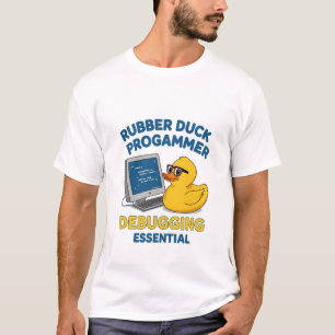 Camiseta Programador Pato de Goma Divertido Esencial para D