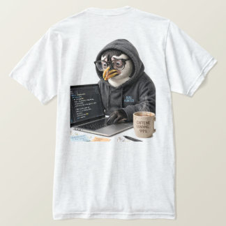 Camiseta programador pingüino