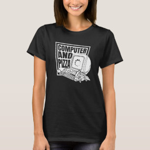 Camiseta Programador Pizza del desarrollador Coding Softwar
