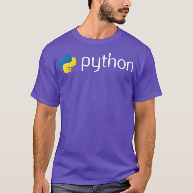 Camiseta Programador Python Desarrolladores De Computadoras (Anverso)
