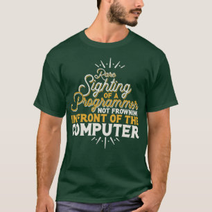 Camiseta Programador Rara Vista De Un Programador