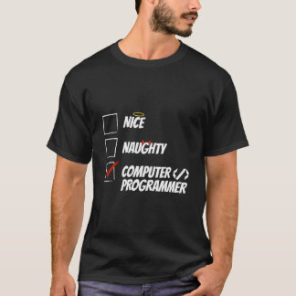 Camiseta Programador travieso ingeniero de software codific
