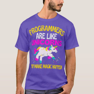 Camiseta Programador Unicornio mágico