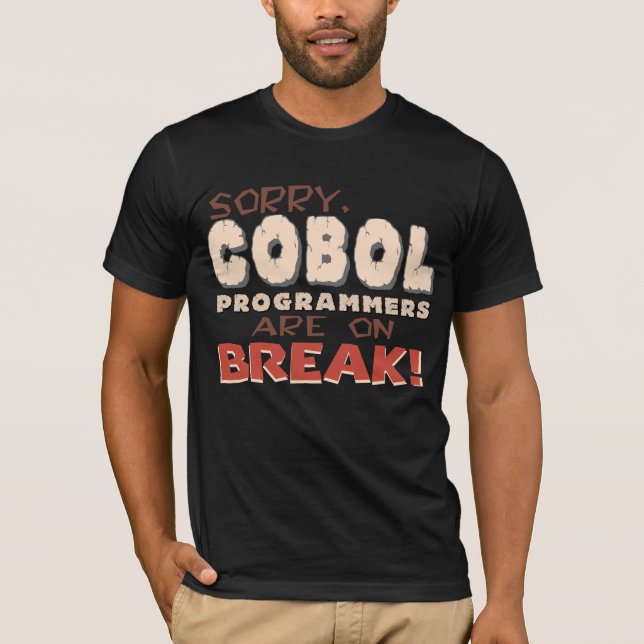 Camiseta Programadores De Cobol En Breve (Anverso)