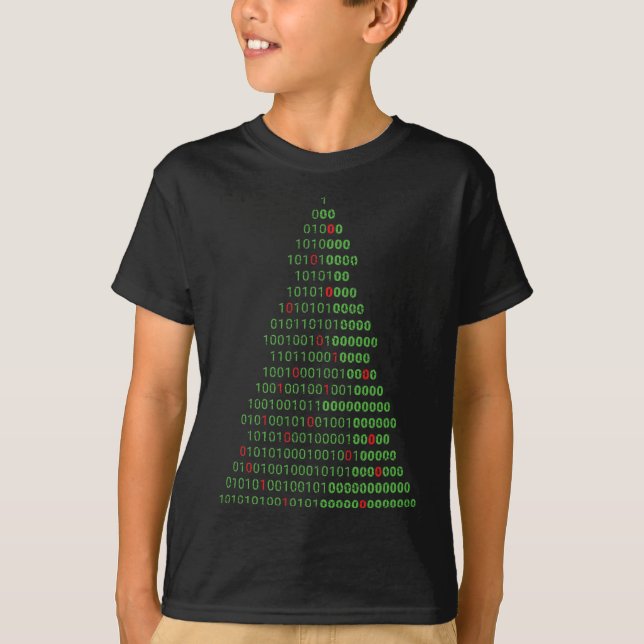 Camiseta Programadores De Computadoras De Árbol De Navidad  (Anverso)