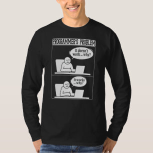 Camiseta Programadores Problema Tecnología Script Software